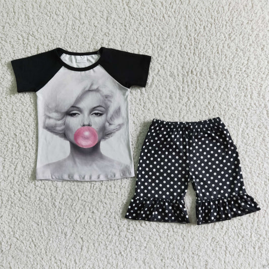 Promotion Baby Girls Short Outfit A5-3