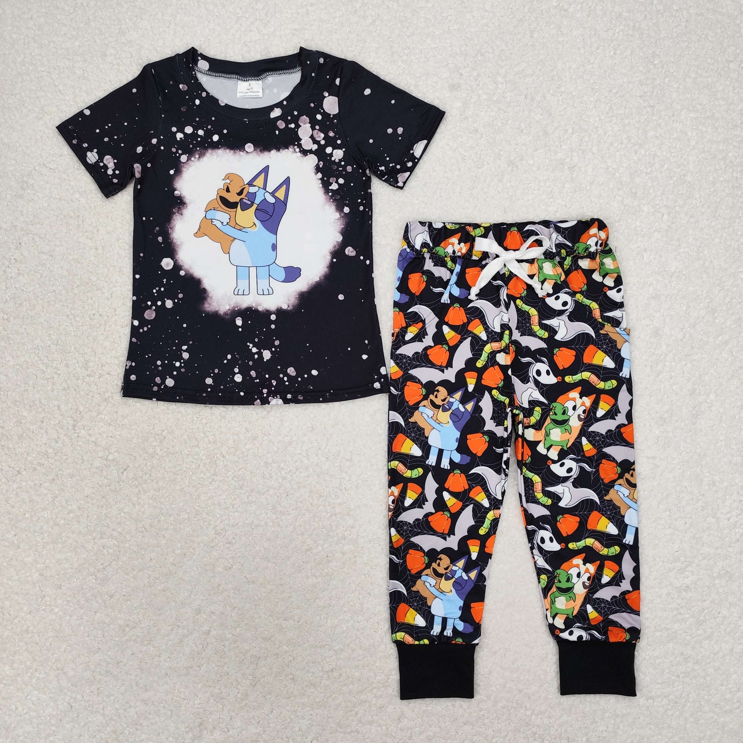 Baby Boys halloween Cartoon Dog Pants Outfit