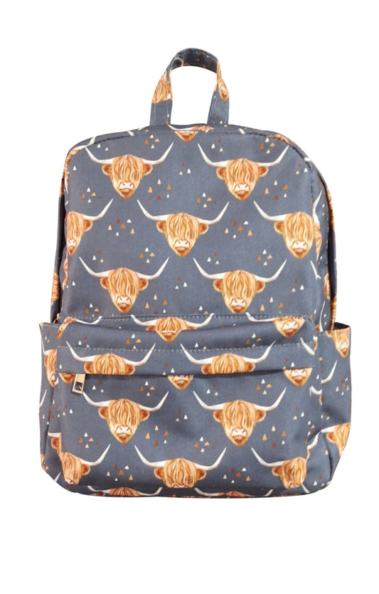 Pre-order BA0020 Highland Cow Backpack Bag