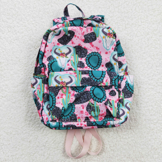 BA0044 Baby Girls Western Cactus  Backpack Bag