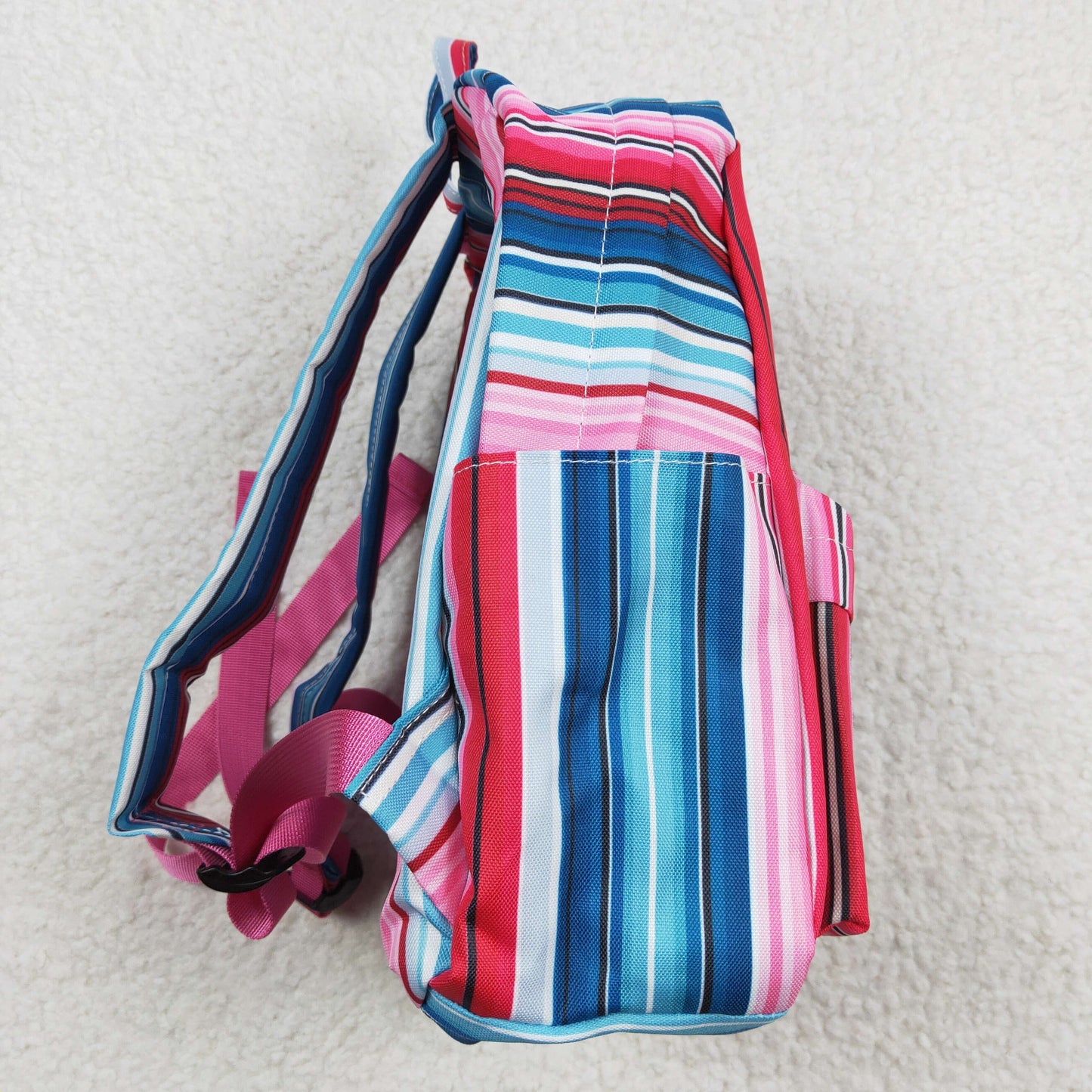 Pink Blue Sherpe Kids Bag