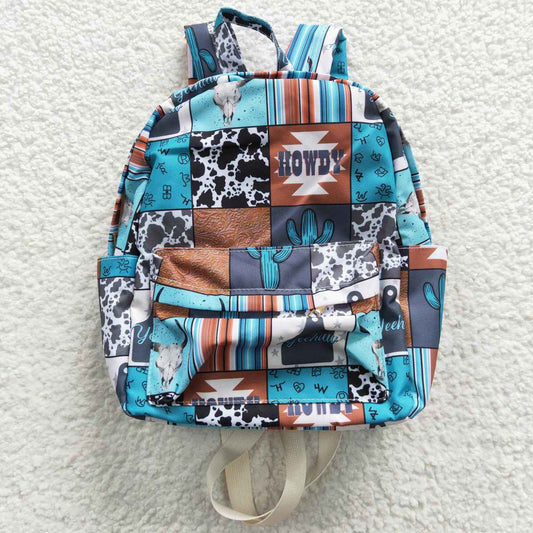 BA0077 Kids Howdy Western Backpack Bag