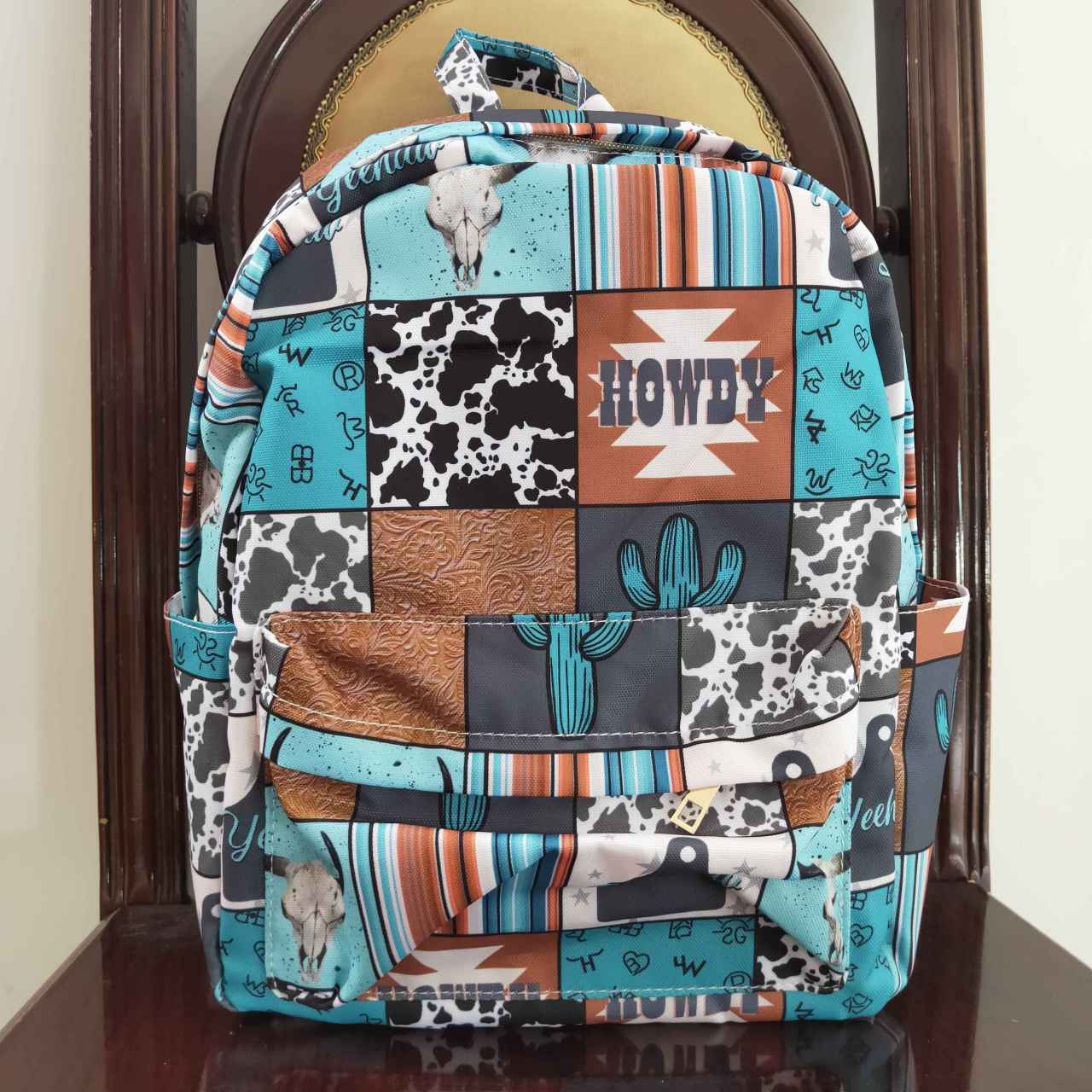 BA0077 Kids Howdy Western Backpack Bag