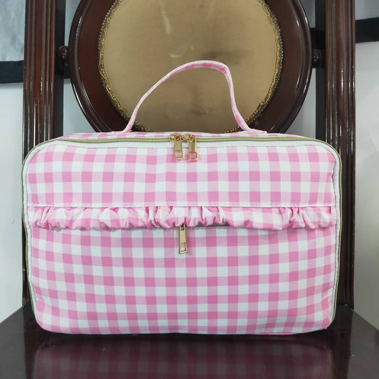 BA0088 Student Girls School Pink Lunch Box Bag