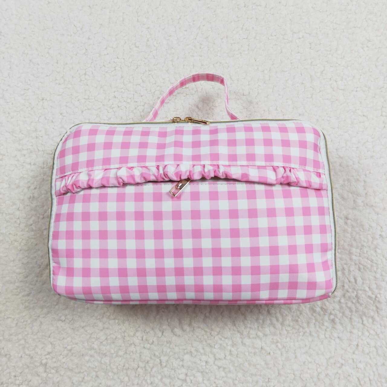 BA0088 Student Girls School Pink Lunch Box Bag