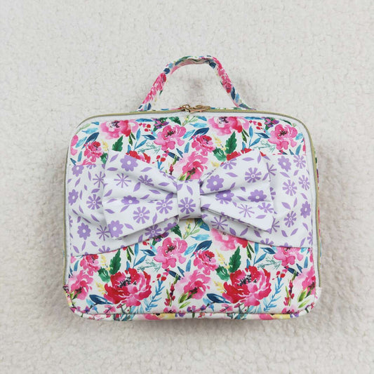 Kids Girls Studens  School Floral Lunch Bag