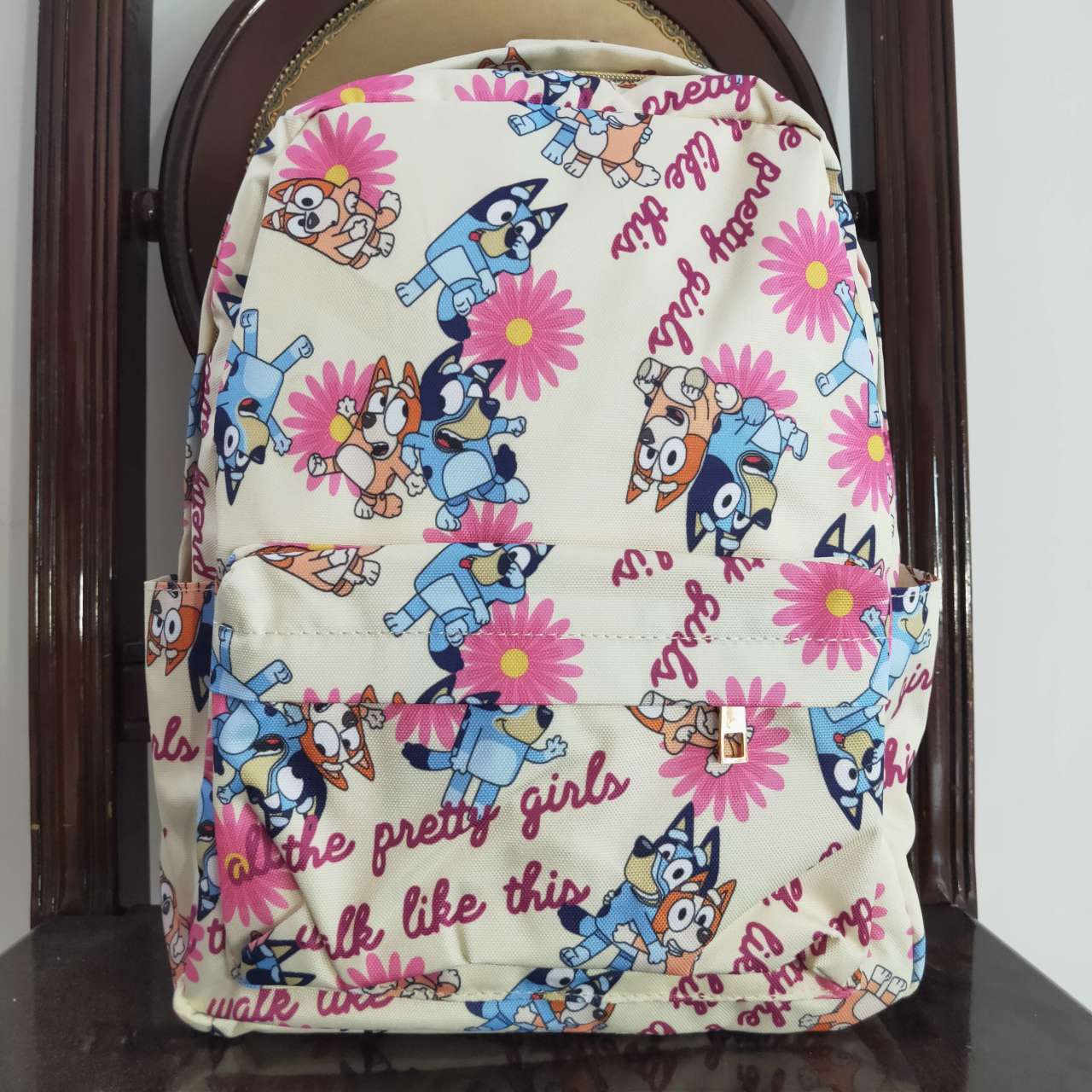 BA0112 Baby Girls Cartoon Dog Backpack Bag