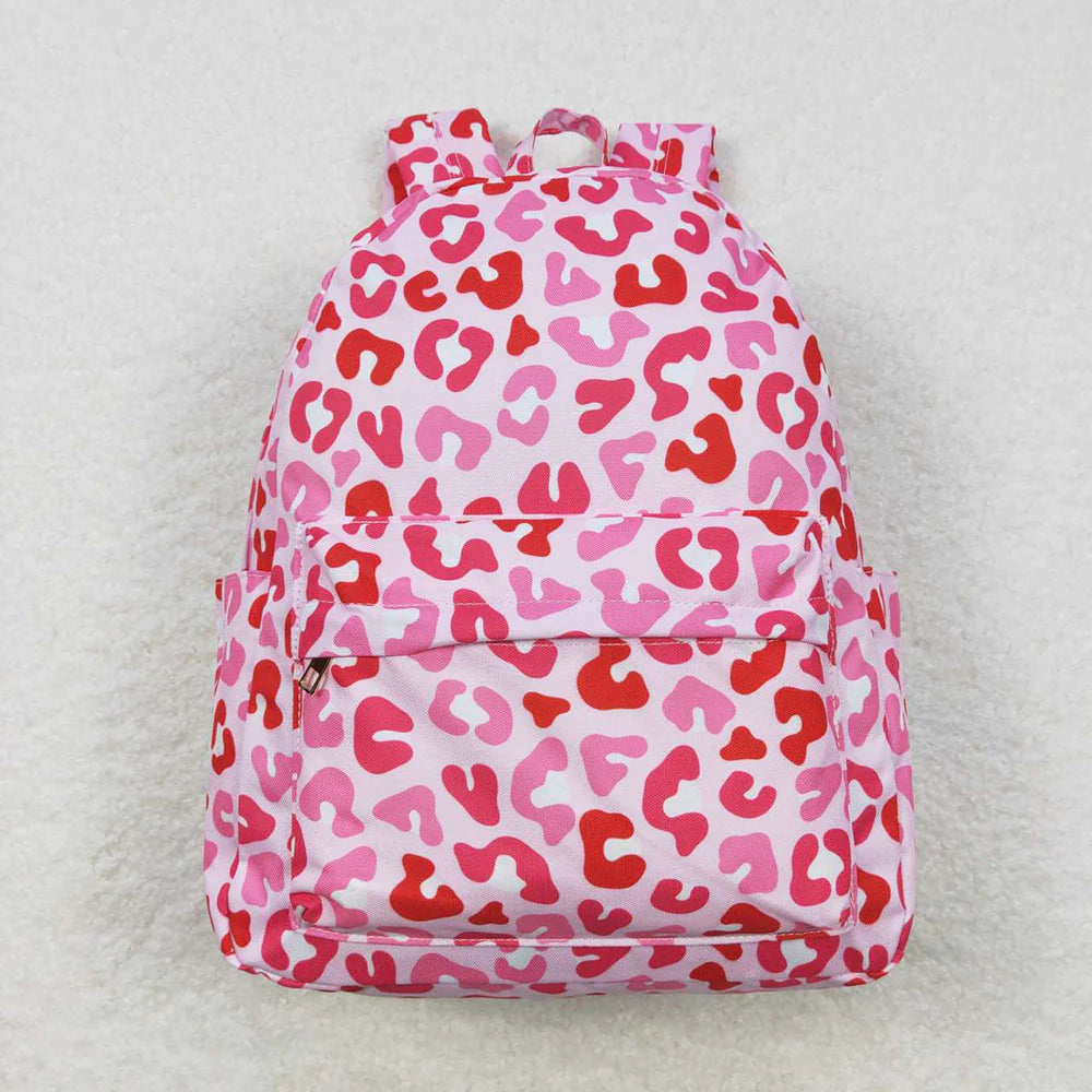 Kids Girls Sister Sibling Pink Leoard Bows Plaid Backpack Bags
