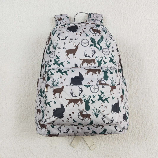 BA0231 Baby Girls Hunting Print Backpacker Bag