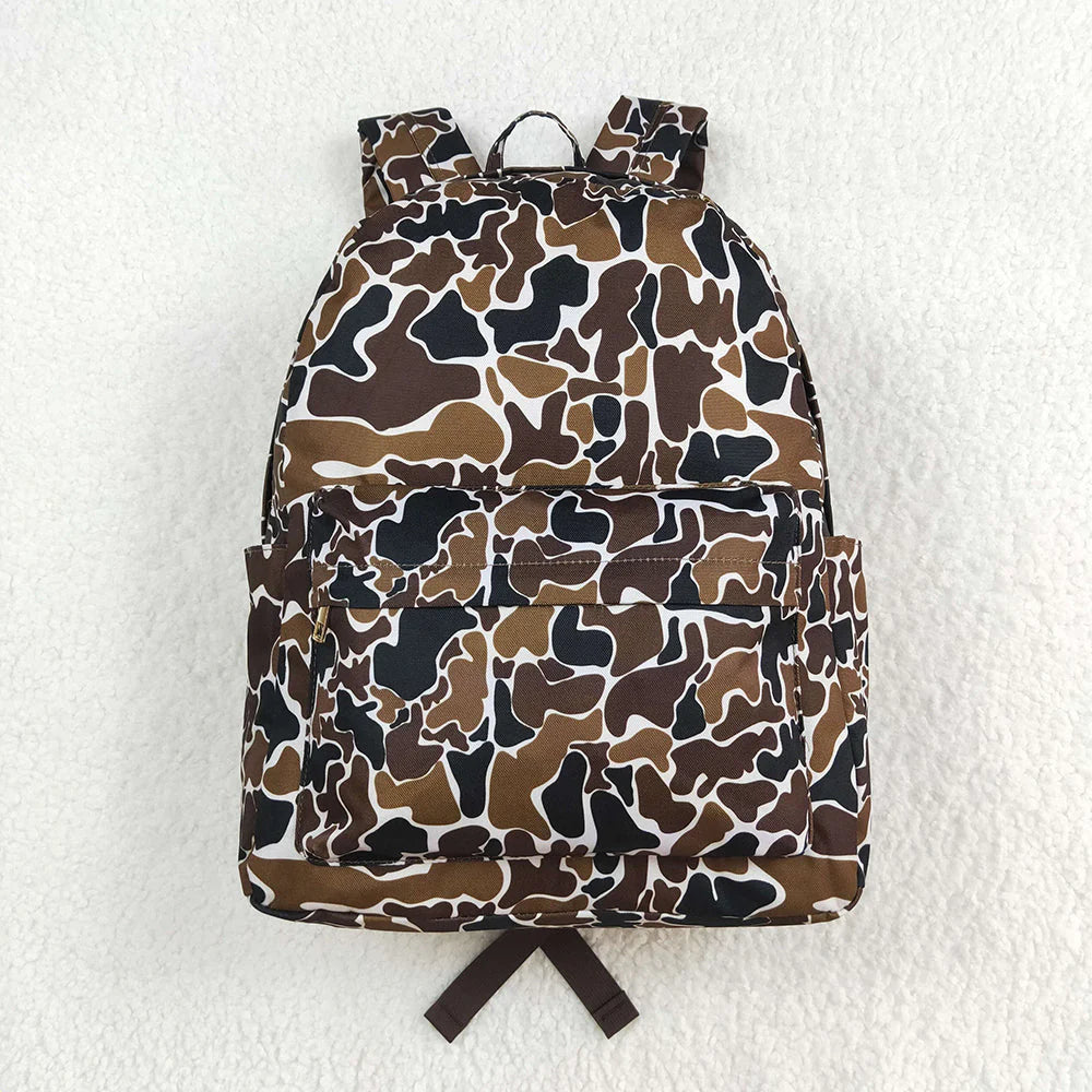 USA Shop Baby Kids Boys Brown Camo Backpack Zip   Bags