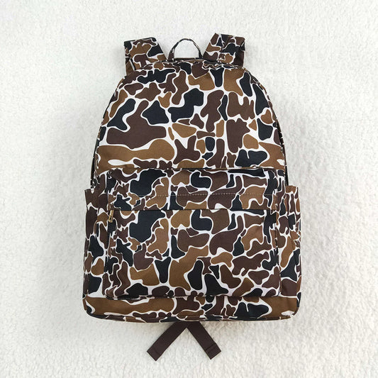 USA Shop Baby Kids Boys Brown Camo Backpack Zip   Bags