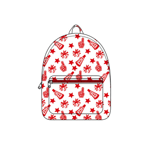 BA0348 Bay Girls Sport Team Cheer Red Backpack Bag Preorder
