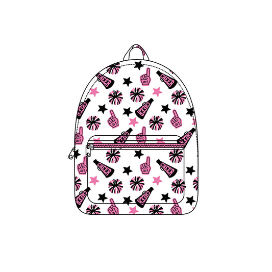 BA0355 Bay Girls Sport Team Cheer Dark Pink Backpack Bag Preorder