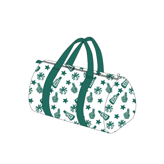 BA0366 Preorder  Sport Team Cheer Green Duffel Gym Bags