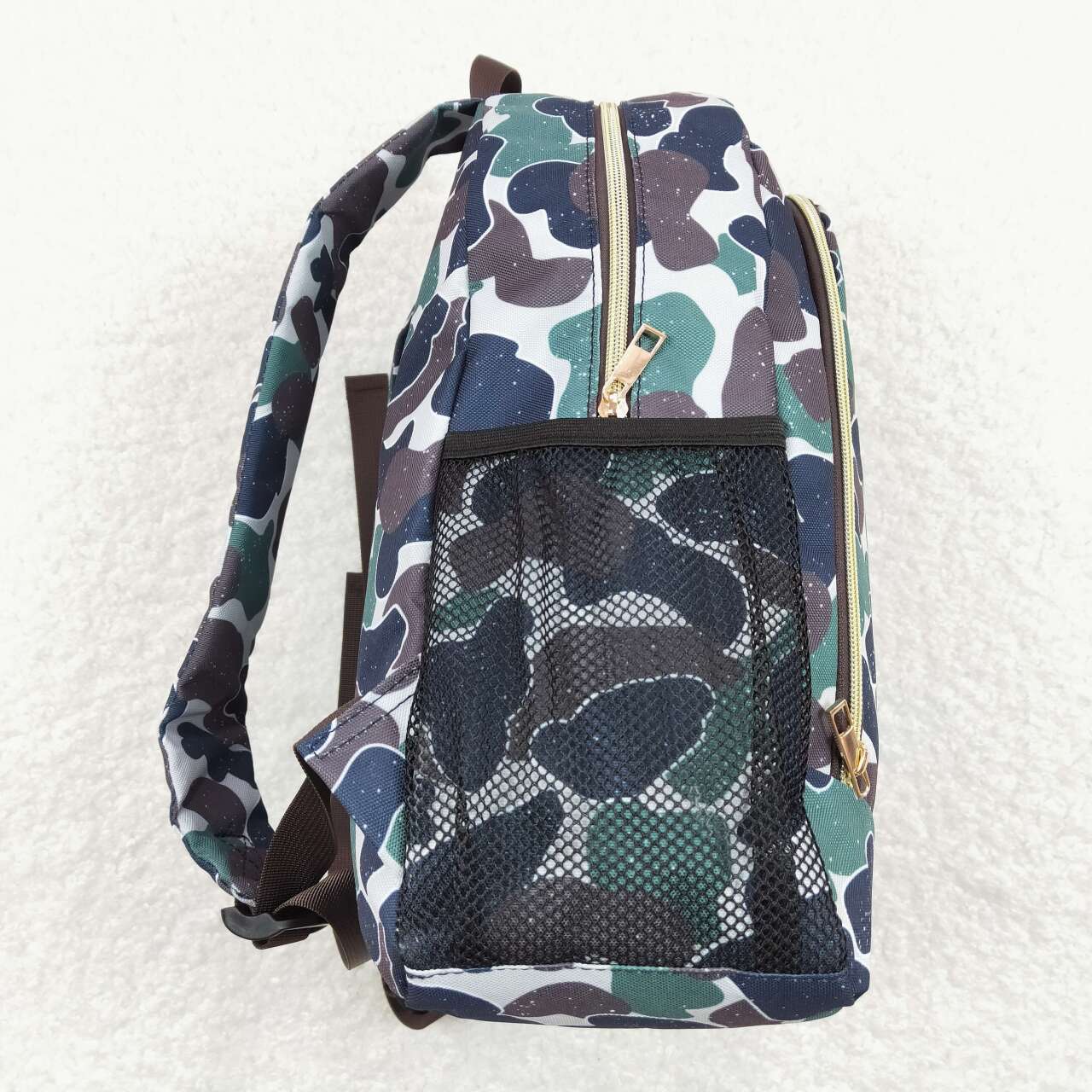 BA0162 Kids Baby Boys Camo Backpack School Bag