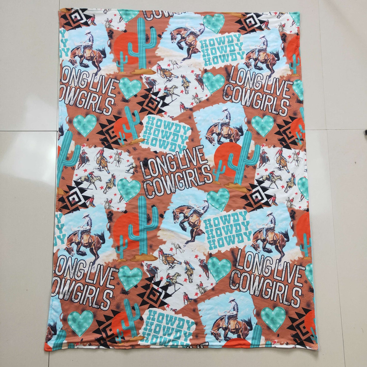 BL0036 USA Shop Baby  Western Hopwdy Blanket