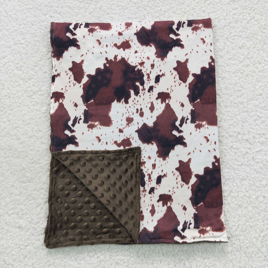 USA Shop Baby Kids Cow Print Minky Blankets