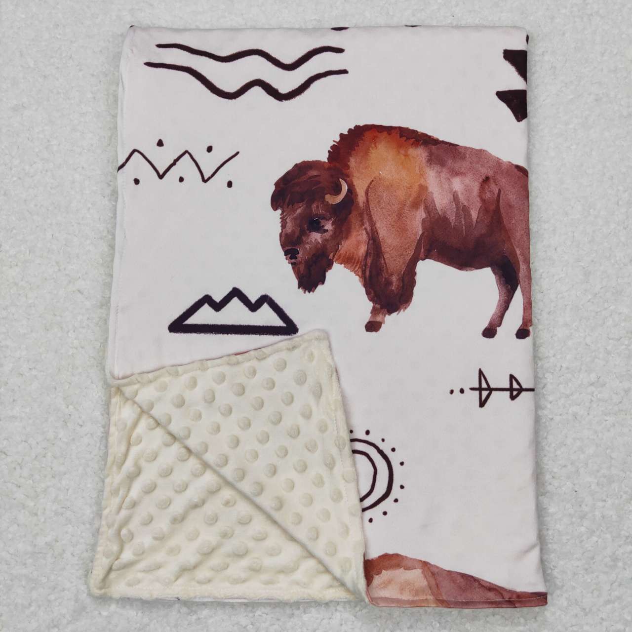 BL0068 USA Shop Baby Soft Buffalo Blanket