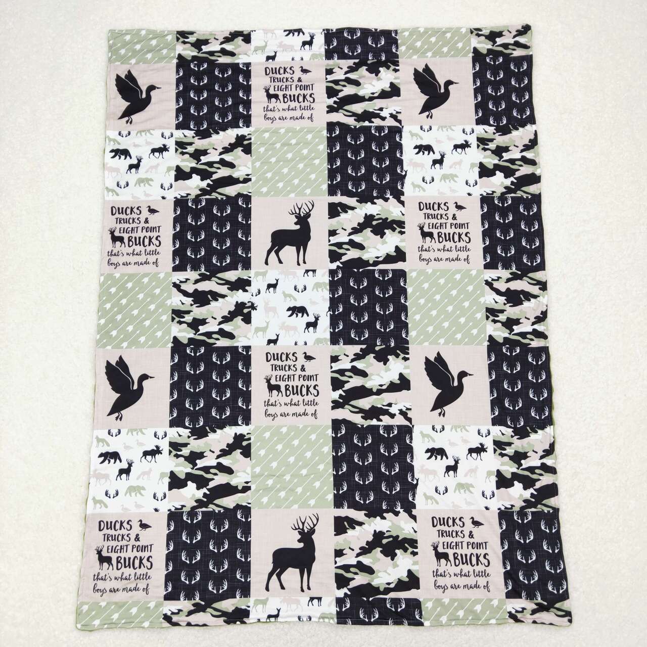 USA Shop Baby Soft Huting Deer Duck Blanket