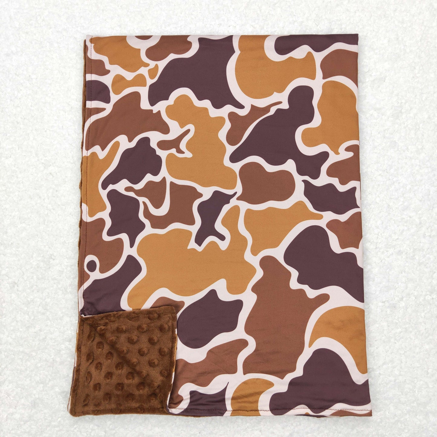 USA Shop Baby Boys  Brown Camo Blanket