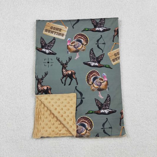 BL0151 Baby GIrls and Boys Hunting  Blanket