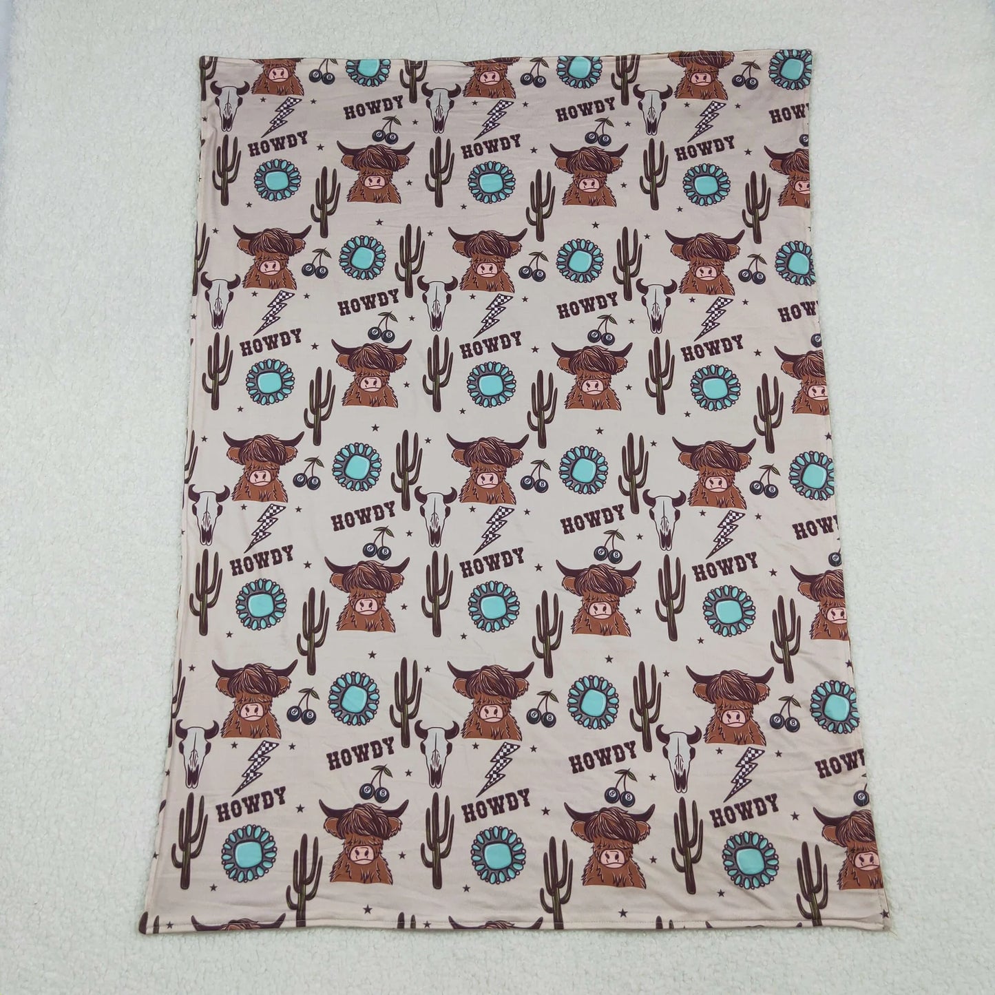 Baby Kids Toddler Western Design Blanket