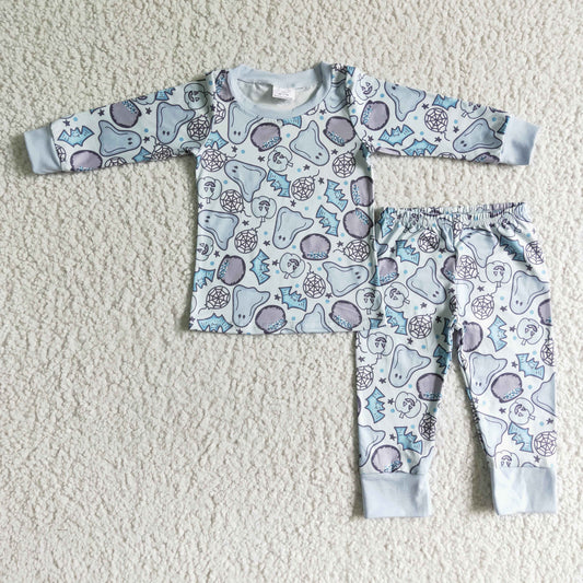 Baby Boys Cute Halloween Ghost Pajamas Set