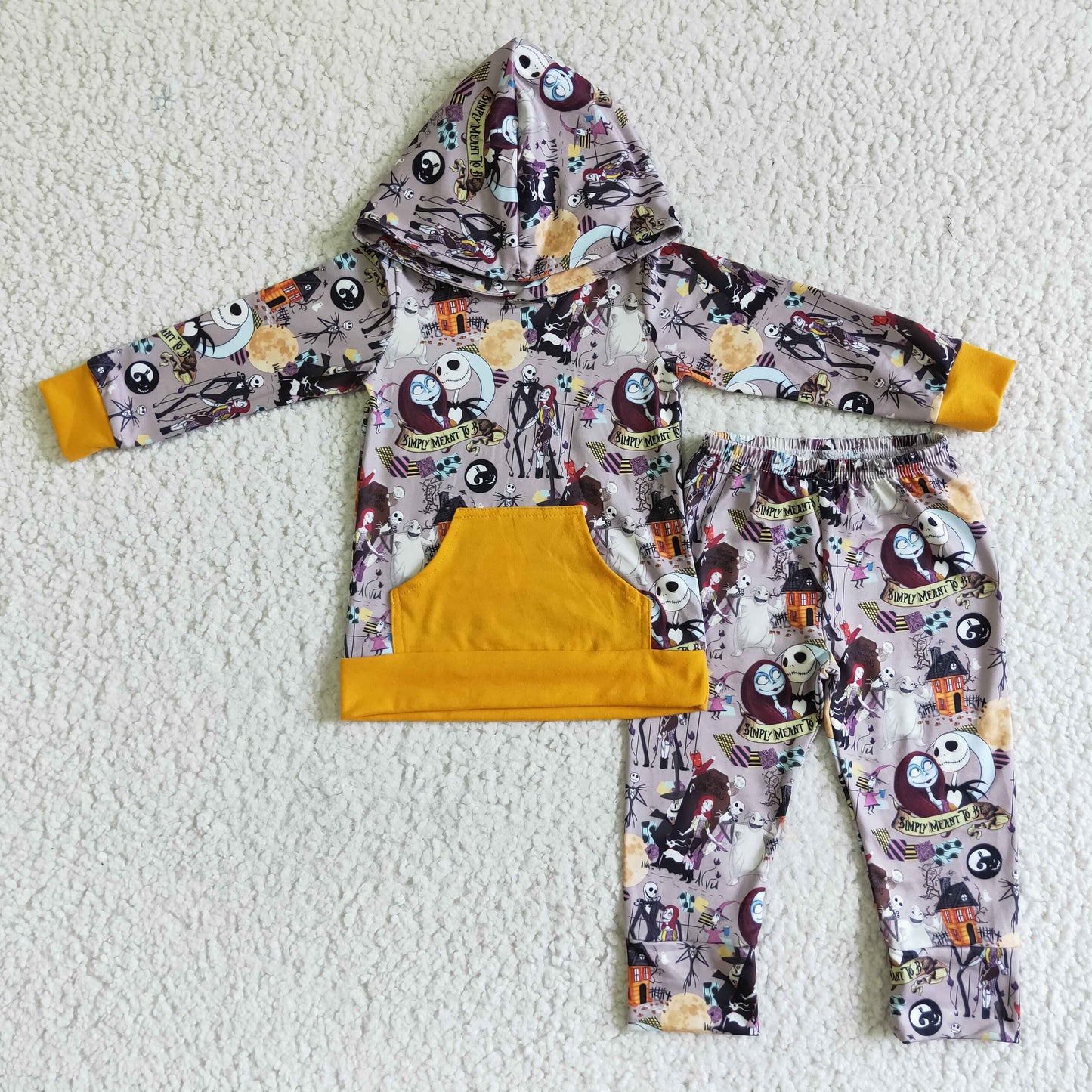 BLP0004 Baby Boys Halloween Hoodie Top pants Outfit ON SALE