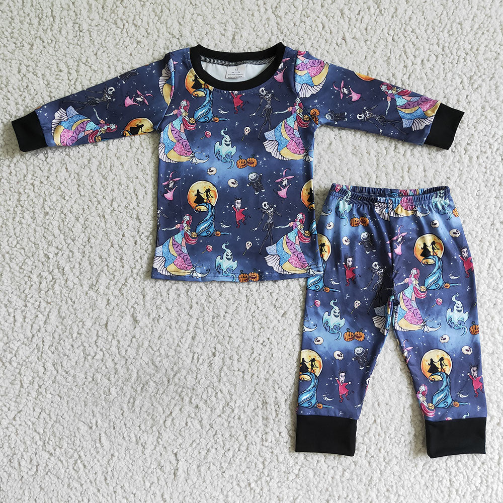 Sibling Kids Haloween Movie Pajama Set and Dress
