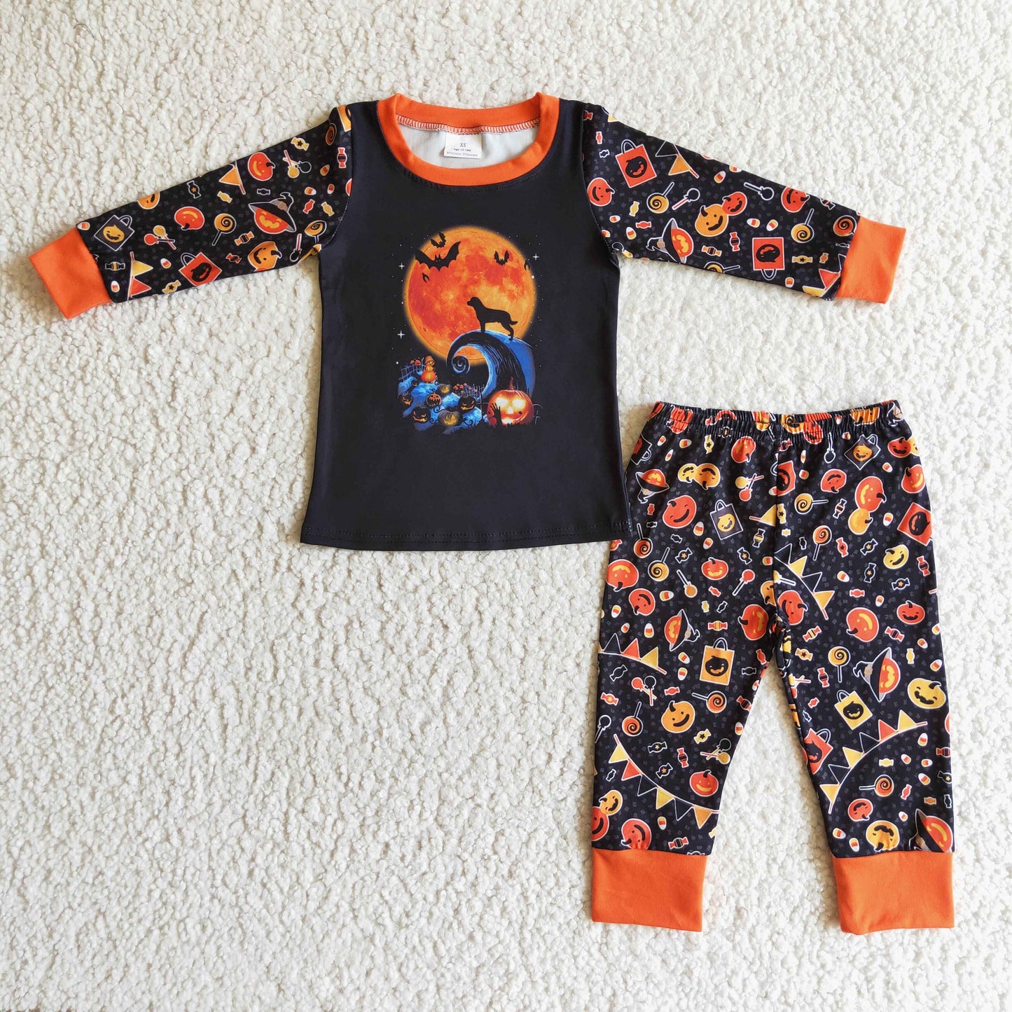 Halloween Boys Pajamas Set ON SALE