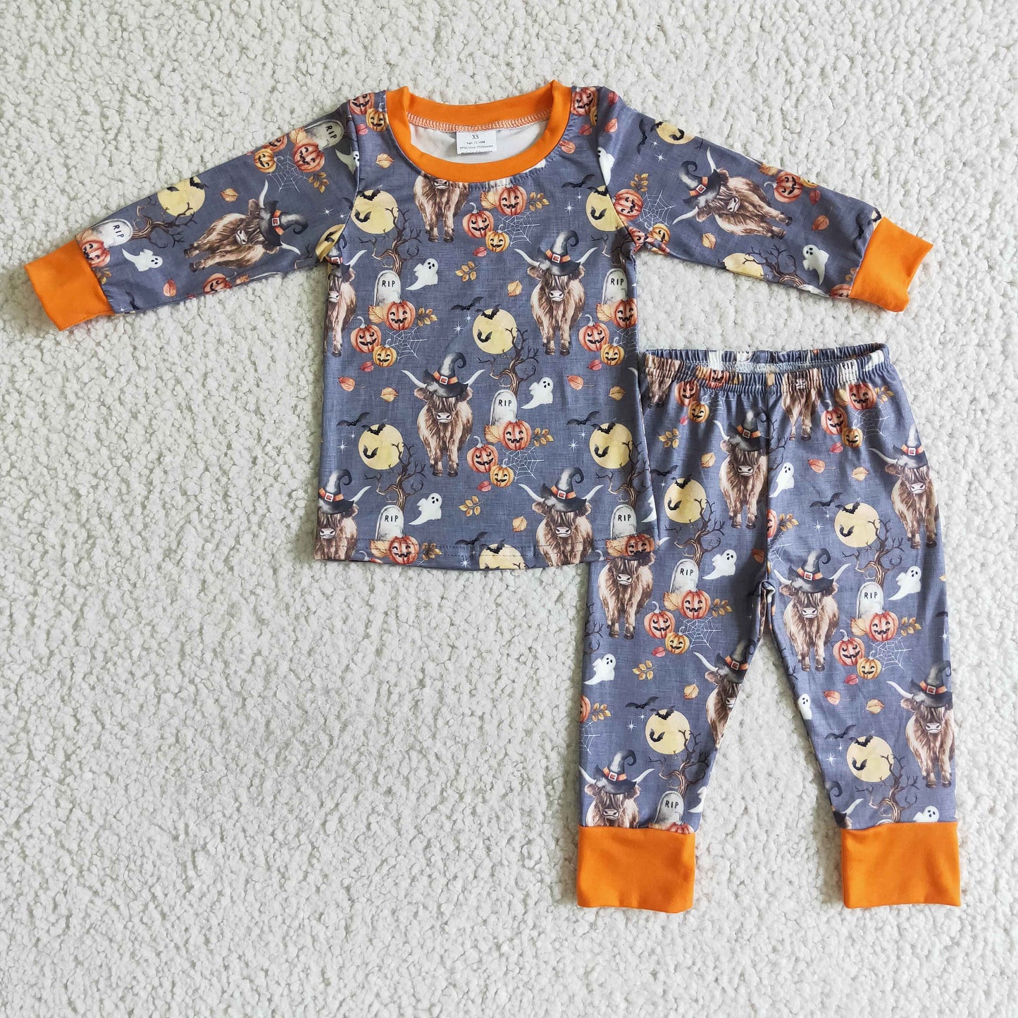 BLP0039 Halloween Boys Pajamas Set