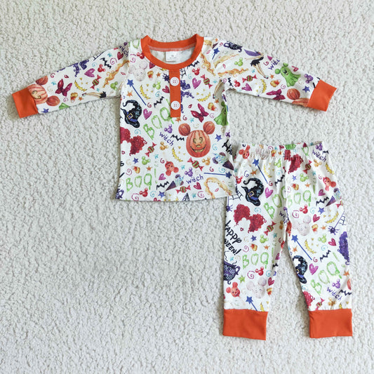 BLP0046  Halloween Pajamas Set Boys