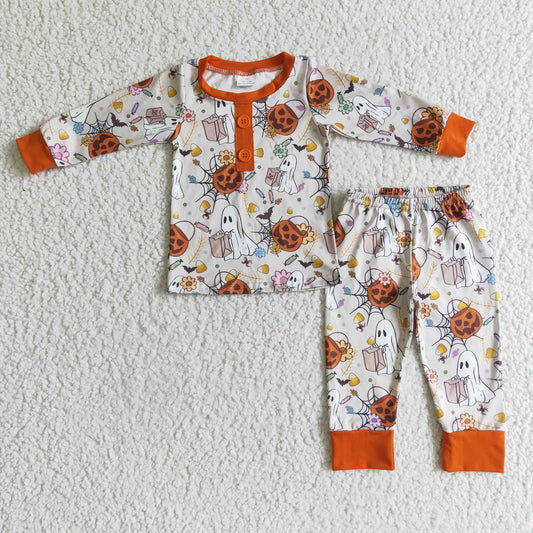 BLP0048  Kids Boys Halloween Pajamas Set