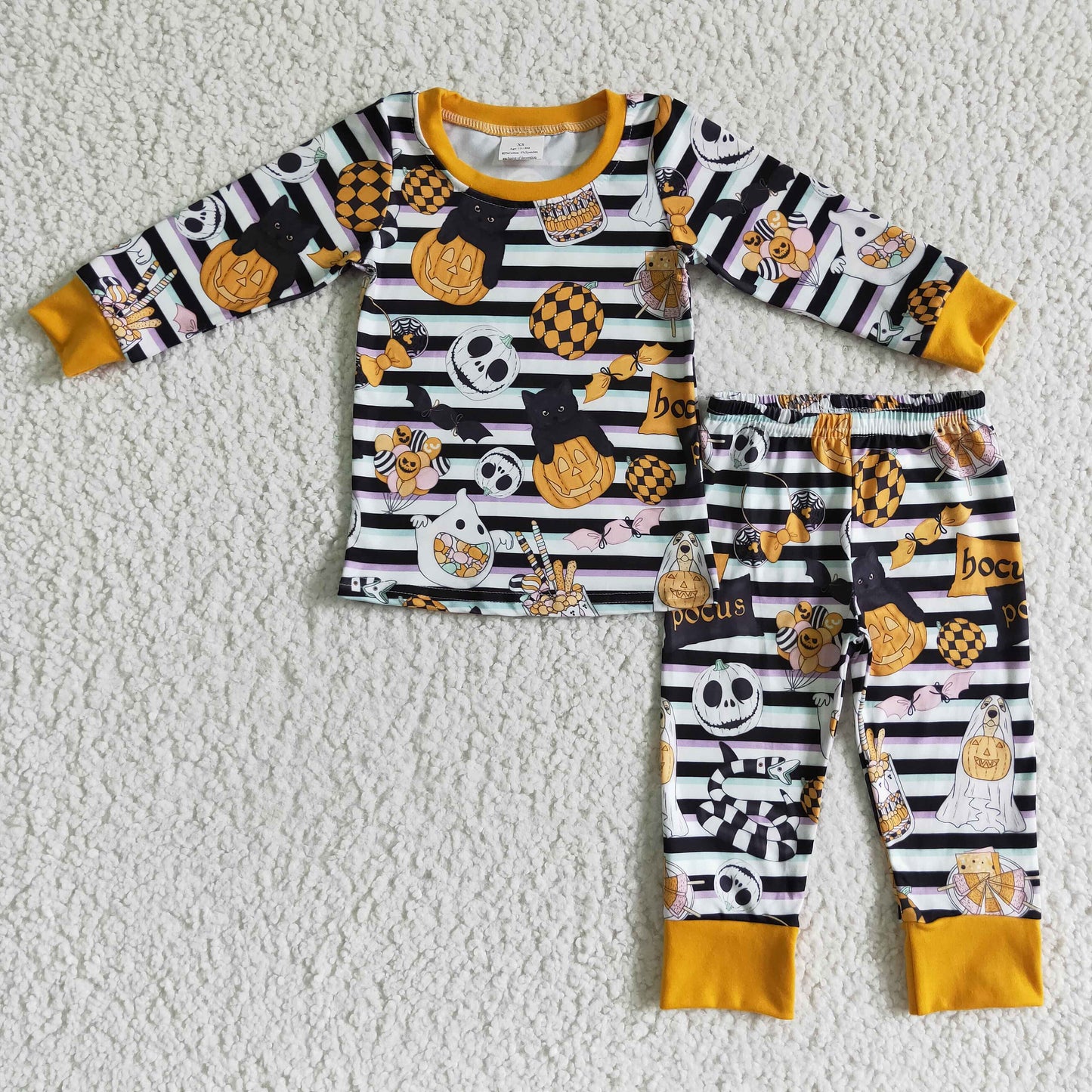 BLP0088  Boys Halloween Pajamas Set