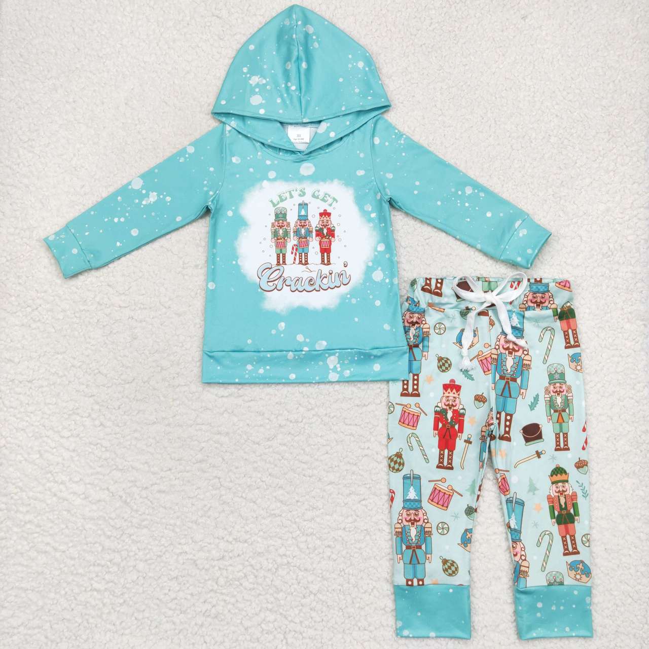 Kids Boys Christmas Nutcracker Hoodie Set