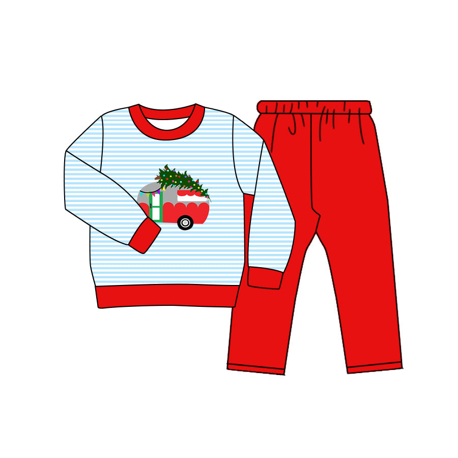Kids Boys Christmas Tree pants Set  Pre-order