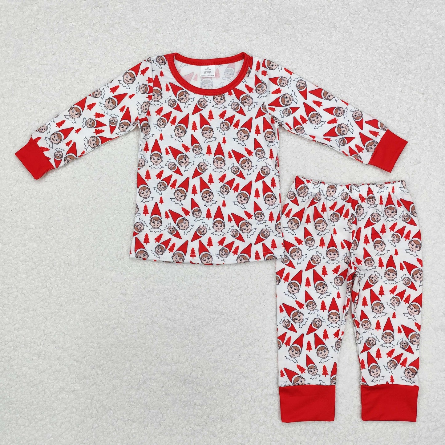 Baby Boys Shelf Christmas Bamboo Pajama Set