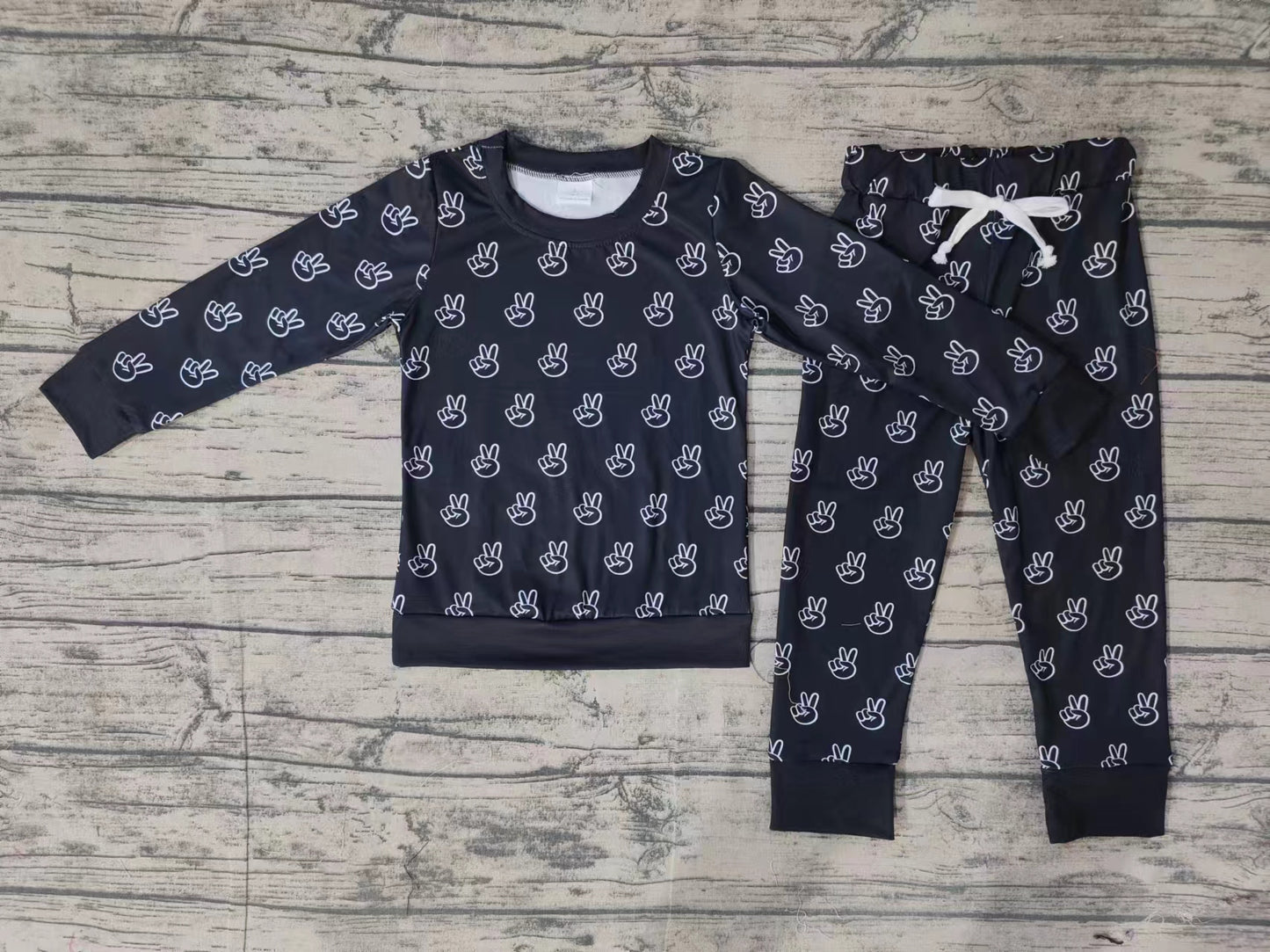 BLP0566 Peace Boys Pants Outfit Preorder