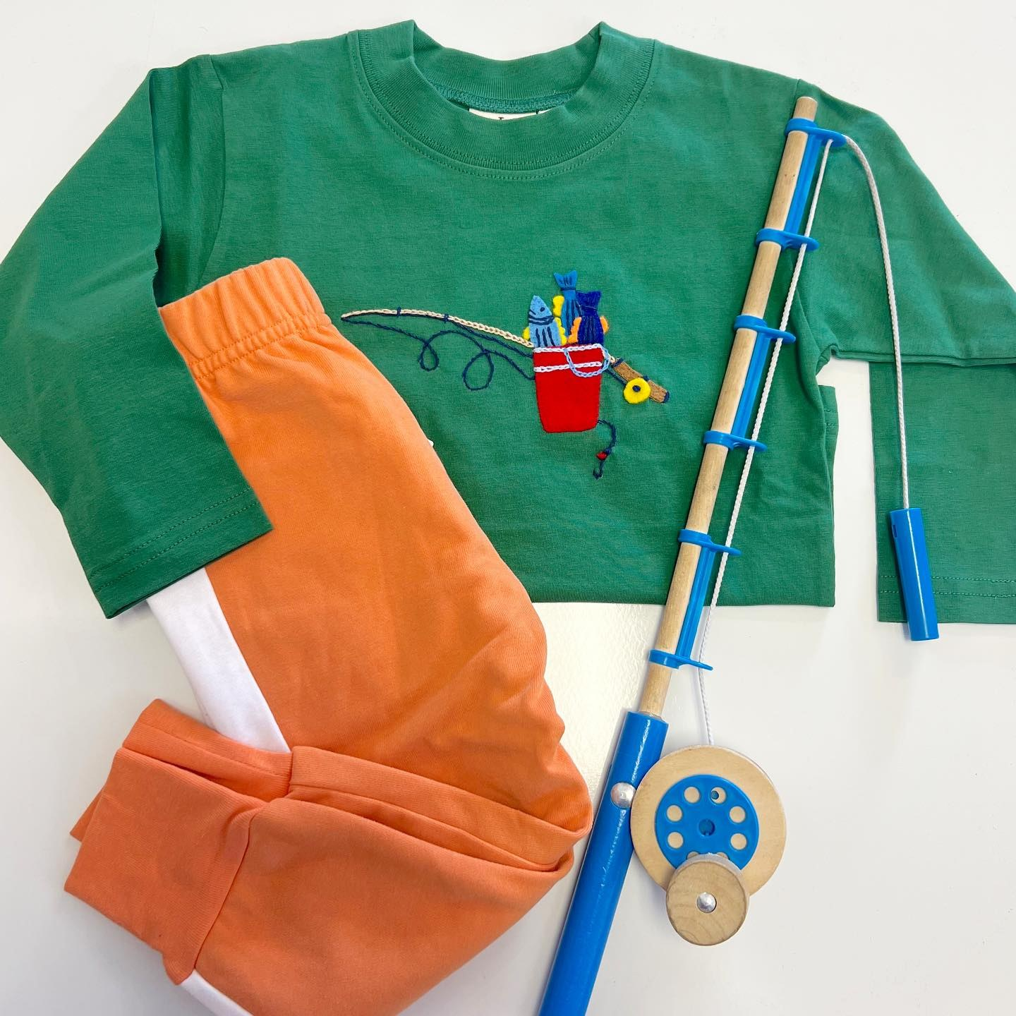 Baby Boys Fishing Pants Set Preorder