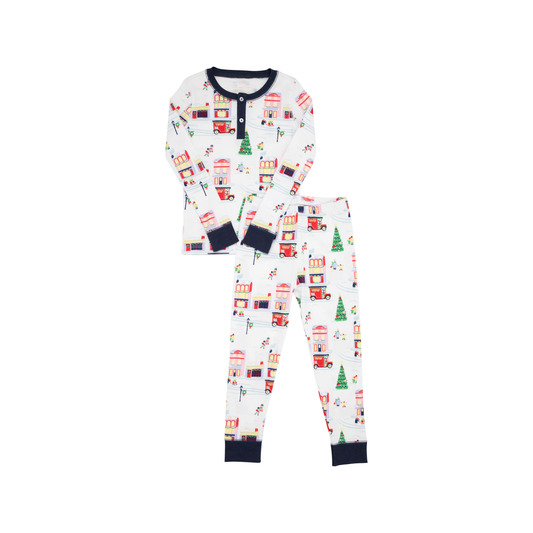 Baby Girls Christmas Car Pajama Set Preorder