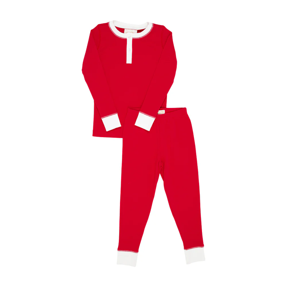 BLP0626 Baby Girls Christmas Red Pajama Set Preorder