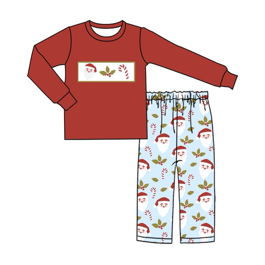 Baby Boys Christmas Santa Pant Outfit Preorder