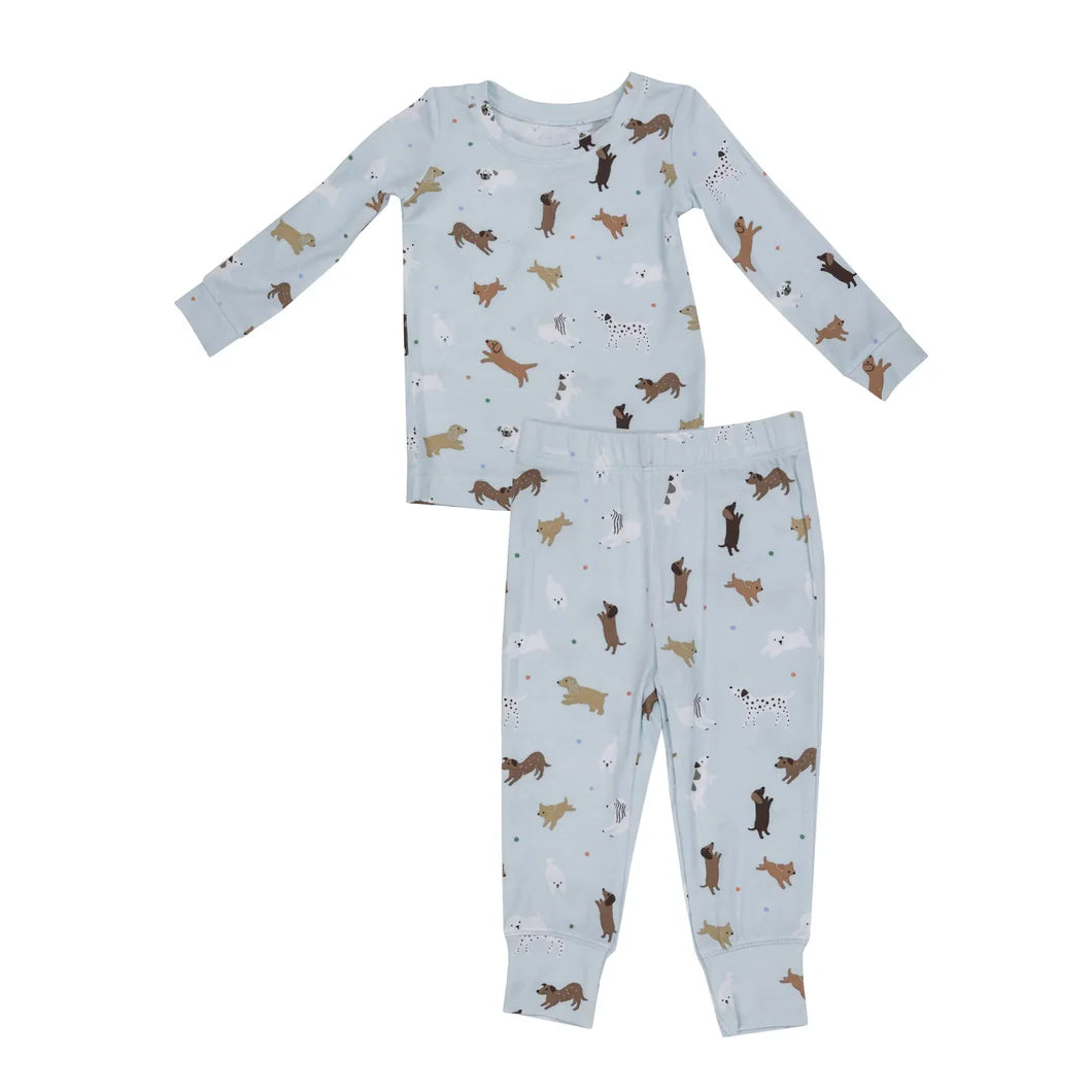 BLP0655 Baby Boys Dog Print Pajama Set Preorder