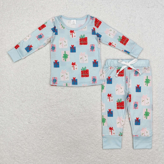 BLP0716 Baby Boys Christmas Gift Bamboo Pajama Set