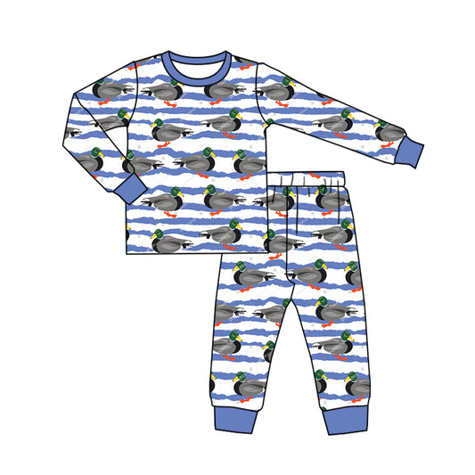 BLP0806 Baby Boys Mallard Long Sleeve Pajama Set Pre-order