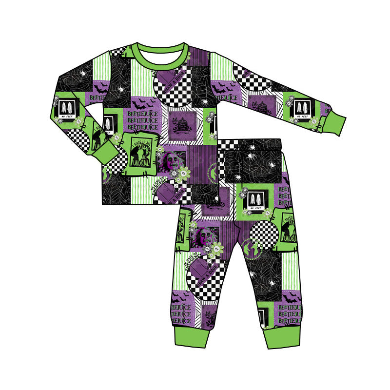 BLP0808 Baby Boys Halloween Long Sleeve Pajama Set Pre-order