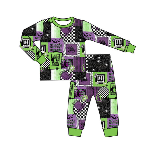 BLP0808 Baby Boys Halloween Long Sleeve Pajama Set Pre-order