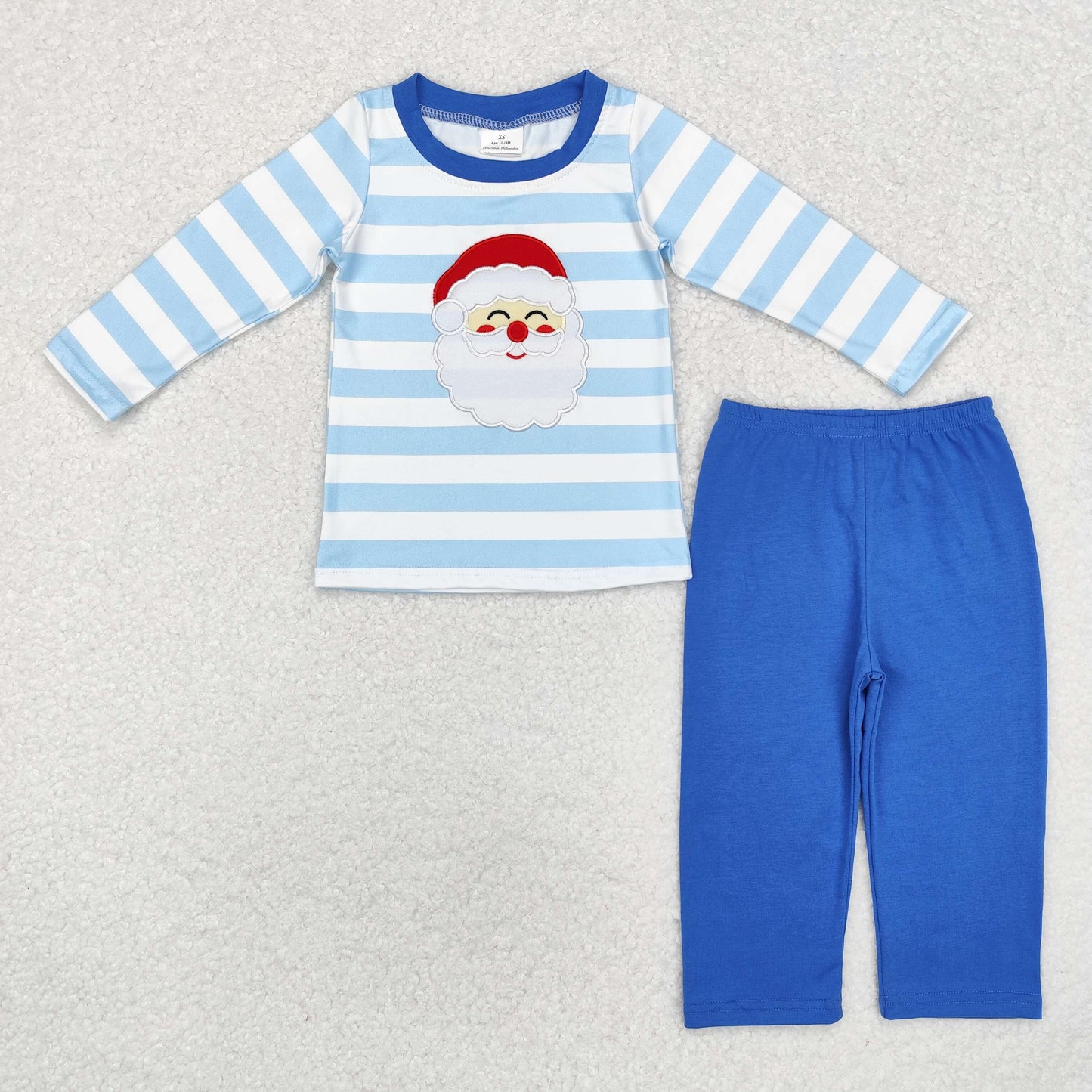 Baby Girls Boys Sibling Christmas Santa Striped Outfit and Romper