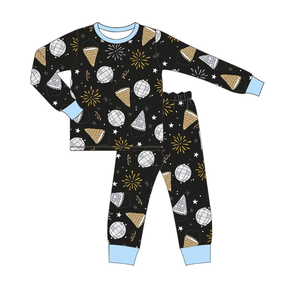 BLP0812 Baby Boys disco Long Sleeve Pajama Set Pre-order