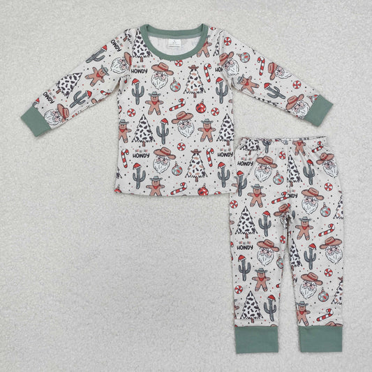 Baby Boys Christmas Howdy Pajama Set